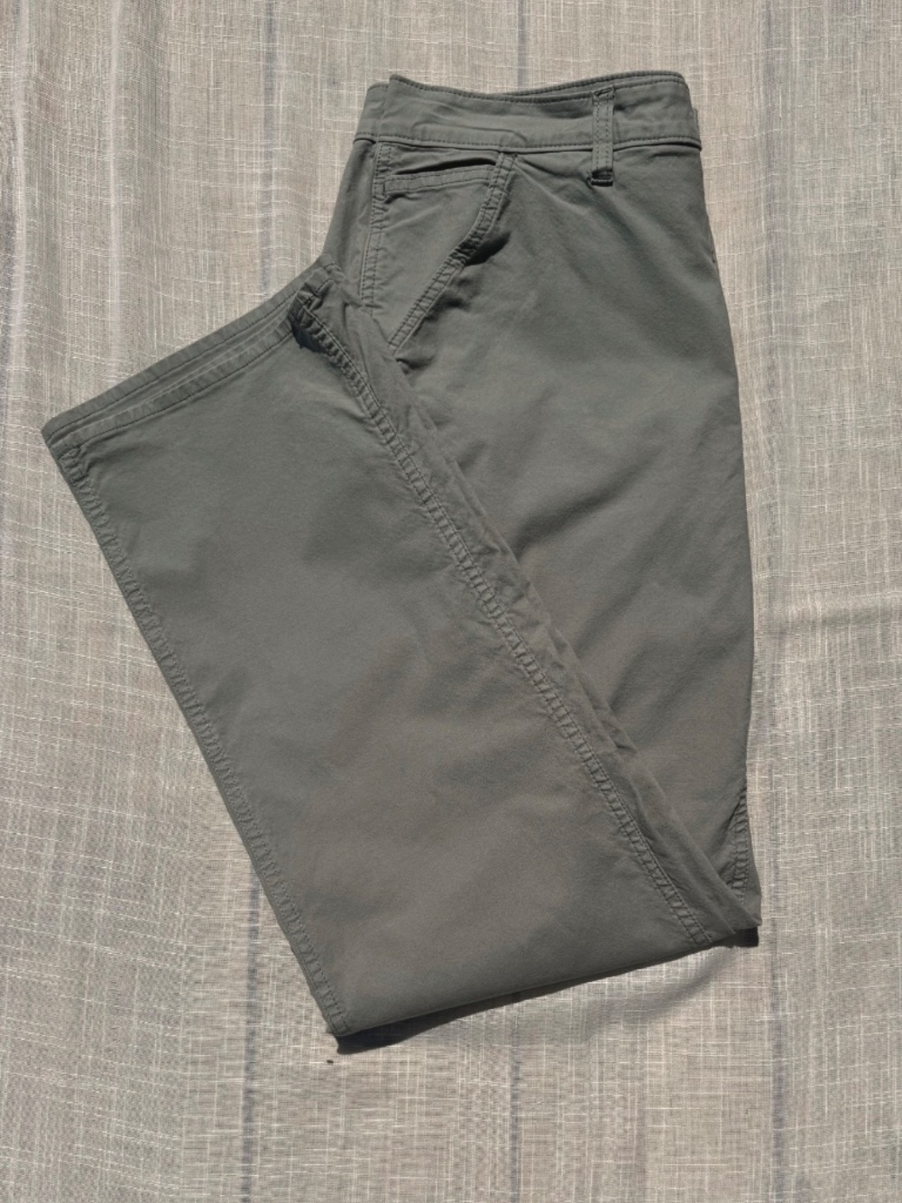 Flint & Tinder Utility Chino Pants Olive Cotton Stretch Men’s 34x32